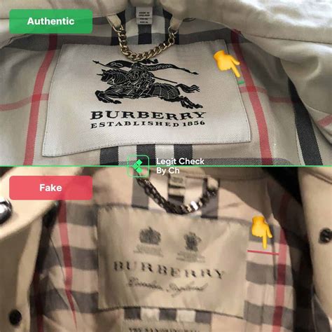 burberrys label real vs fake|do all Burberry buttons say.